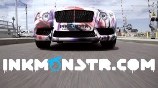 Ink Monstr: Bentley Continental GT Art Car