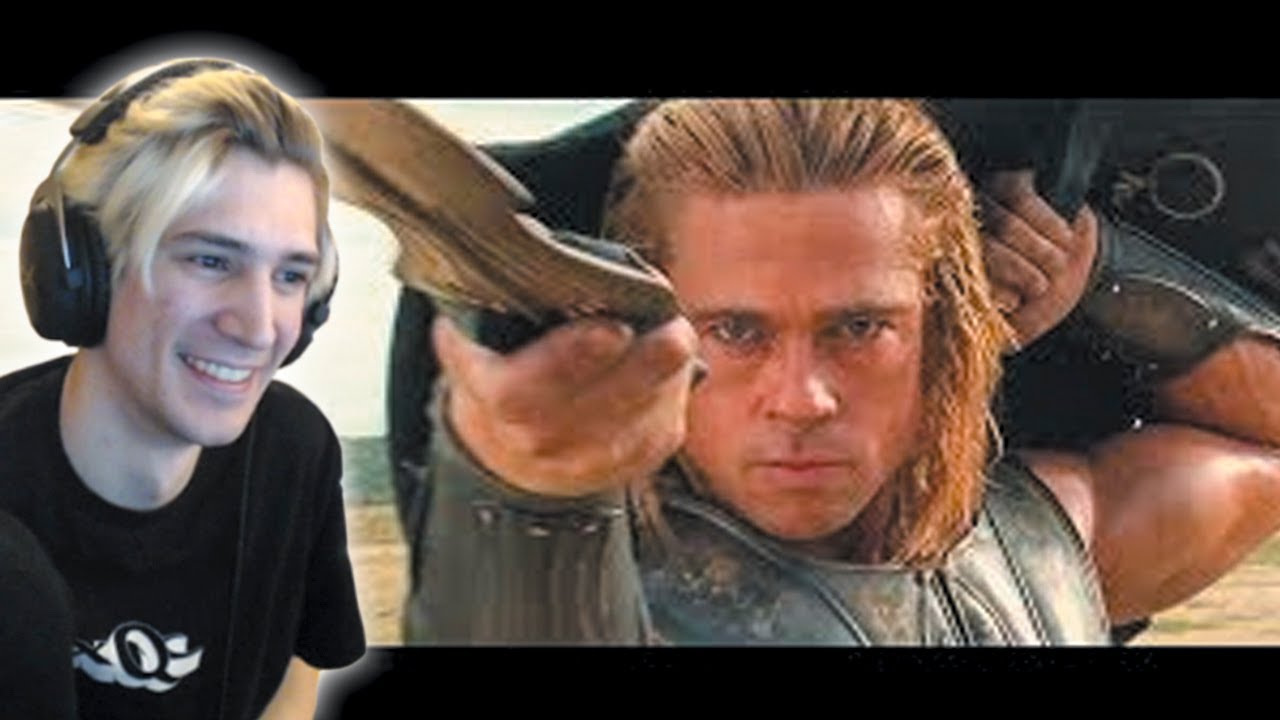 xQc reacts to Troy (2004) Hector vs Achilles (with chat)