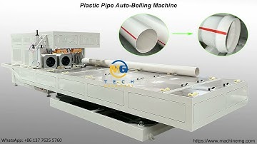Automatic plastic pipe belling machine for PVC pipes PE pipes and PPR pipes