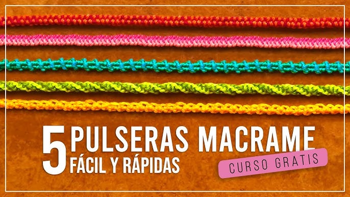 Qué tipos de hilos hay para tejer pulseras, 👉Sígueme y Comparte eso me  ayuda mucho a seguir haciendo más cont…