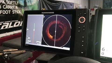 Transducer selection on a Humminbird Helix graph.