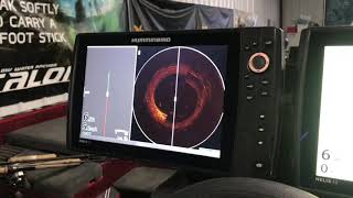 Transducer selection on a Humminbird Helix graph.