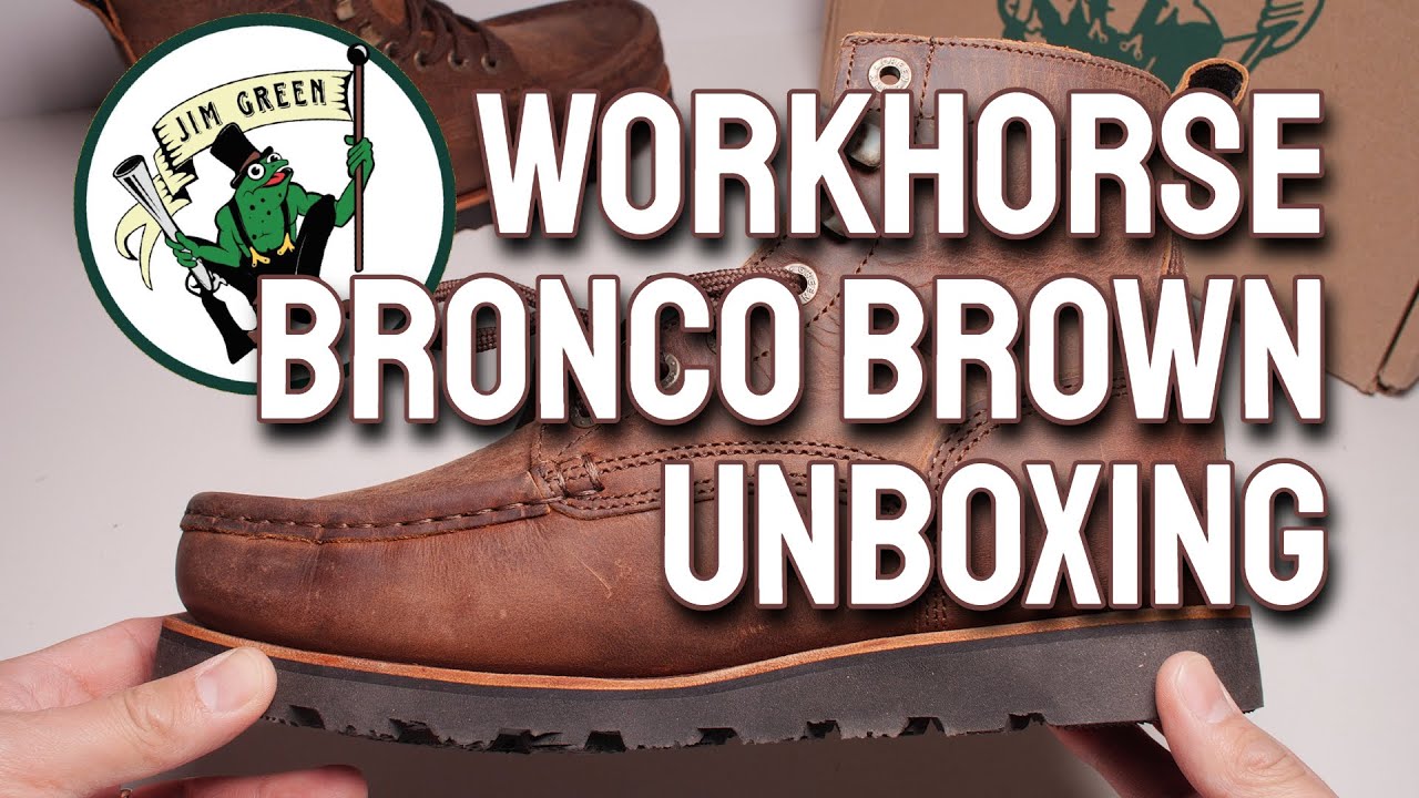 Распаковка и первые впечатления от ботинок Jim Green Workhorse цвета Bronco Brown.