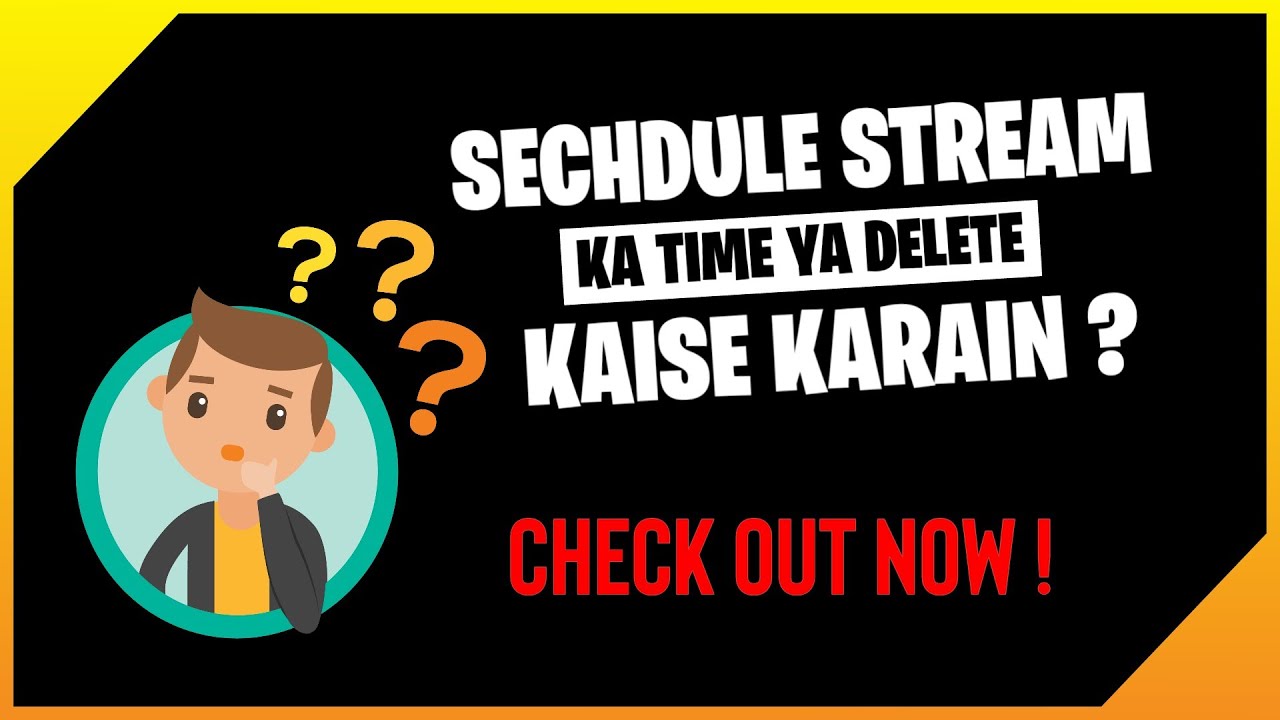 How To Delete Schedule Live Stream In Mobile Or PC How To Change Time How To Delete Schedule Live Stream In Mobile Or PC How To Change Time