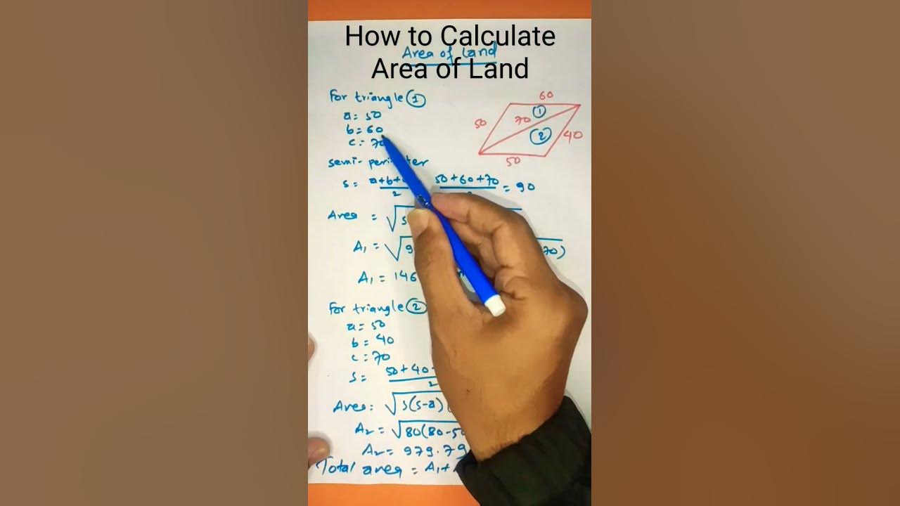 how-to-calculate-area-of-land-youtube
