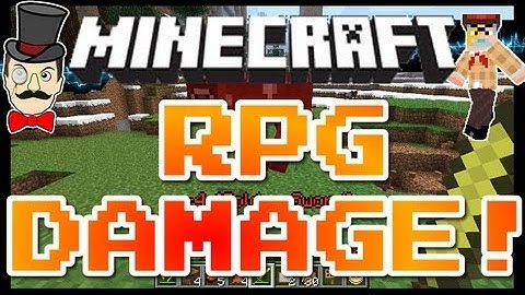 Minecraft Mods - RPG DAMAGE ! See Damage Dealt & Types !