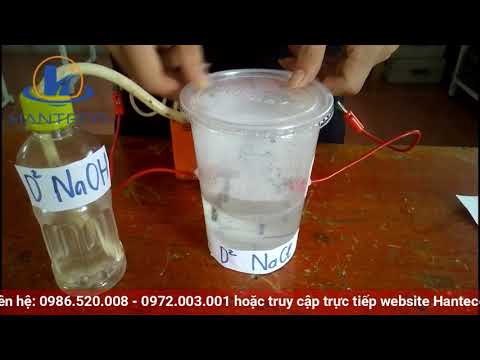 Video Cách điều chế nước Javen NaClO - Hanteco.VN - youtube