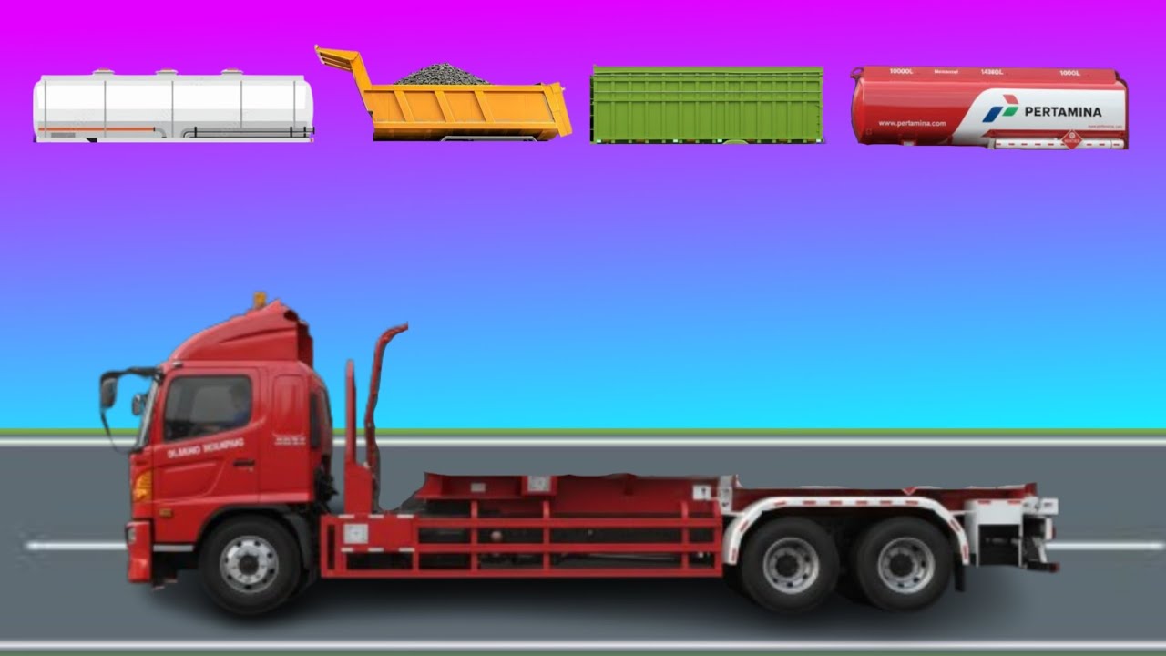 MENEBAK GAMBAR TRUK PERTAMINA | TRUK BBM MERAH‼️