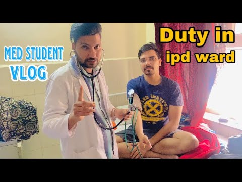 Duty in ipd ward 🏫 | Hospital internship vlog | Medical student vlog, # ...