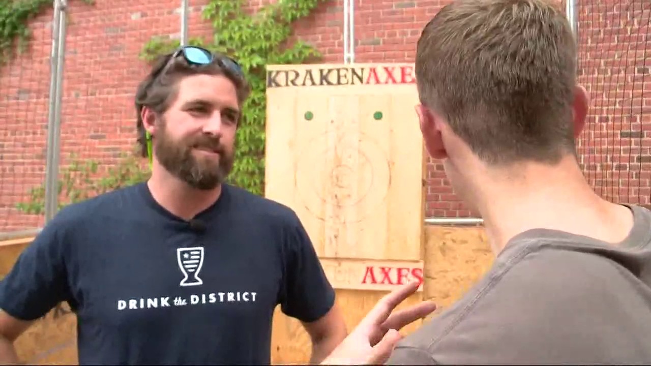 Axethrowing bars coming to D.C. area YouTube