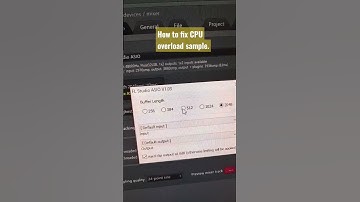 HOW TO FIX CPU OVERLOAD SAMPLE IN FL STUDIO. #shorts #flstudio #fixed