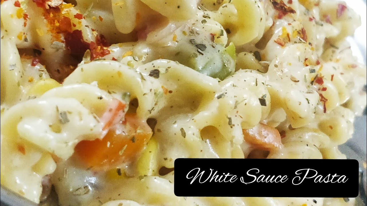 White Sauce Pasta | Homemade Indian style white sauce pasta| Healthy