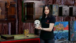 Pirate table with skull. #indestroom