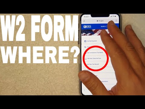 ✅  How Do You Get W2 Tax Form ?