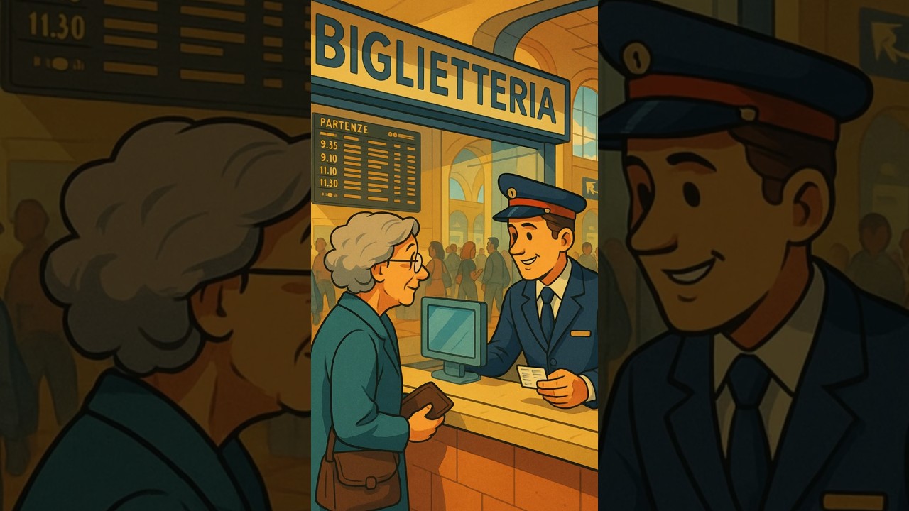 How to Buy a Ticket in Italian 🎫 Easy Dialogue