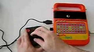 Circuit bent Speak&Spell w/ joystick