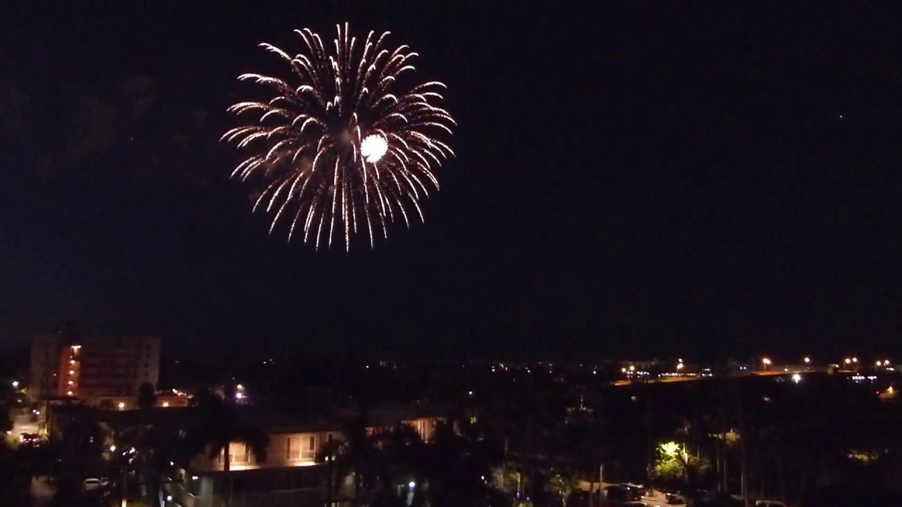 2017 Lake Worth, Florida Fireworks Display YouTube