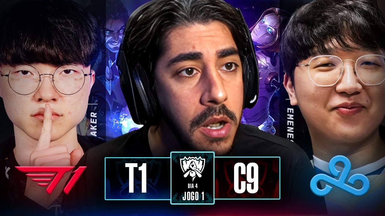 T1 x Cloud 9 | Worlds 2023 | Fase Suíça - DIA 4