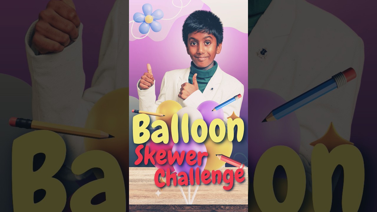 Amazing Balloon Skewer Party Trick 