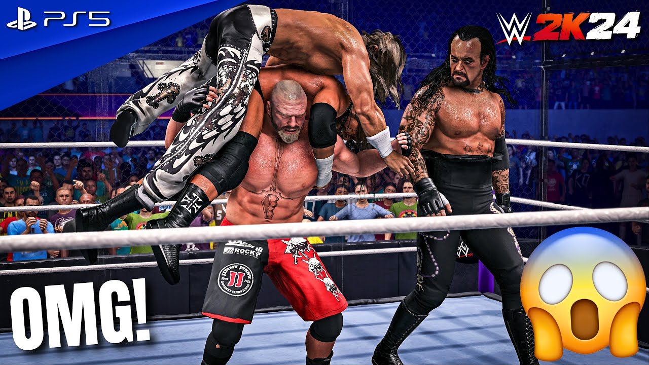 WWE 2K24 - The Greatest Hell in a Cell Match Of All Time | PS5™ [4K60]