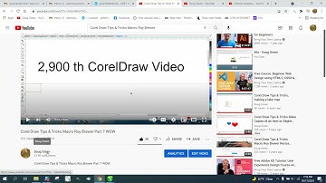 Corel Draw Tips & Tricks Find one of my videos and more about My Youtube