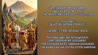 Album Lagu Ke7 Sejatine Satria Piningit etnik Reggae Pop Rock  Cipt Sarinah Wf U0026 Tim Yrss
