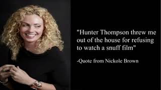 Hunter S. Thompson EXPOSED
