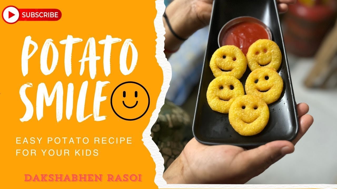 Easy & Crispy Potato Smiles Recipe | Perfect Tea-Time Snack 🍟