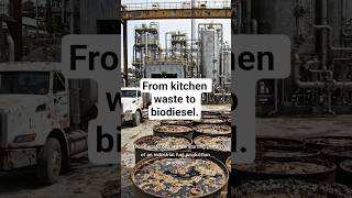 How waste cooking oil is converted into biodiesel fuel #engineering #viral #howitsmade #biodiesel