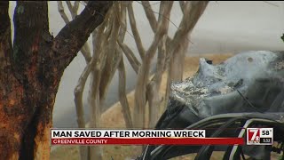 Arizona Couple Resuces Driver From Burning Car In Greenville