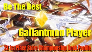 2x Winning Store Championship Gallantmon Deck Profile! | Digimon TCG Xros Encounter