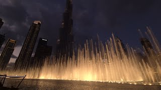 The Dubai Fountain - Hw Sama Dubai (Dusk)