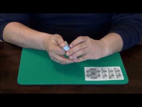 Magic Card Trick: 1, 2, 3, 4 Ambitious Card - Performance