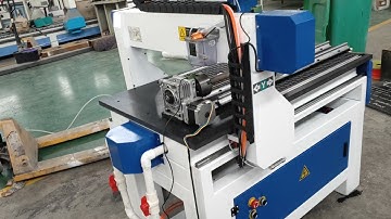 Mini cnc router  6090 with rotary vacuum table
