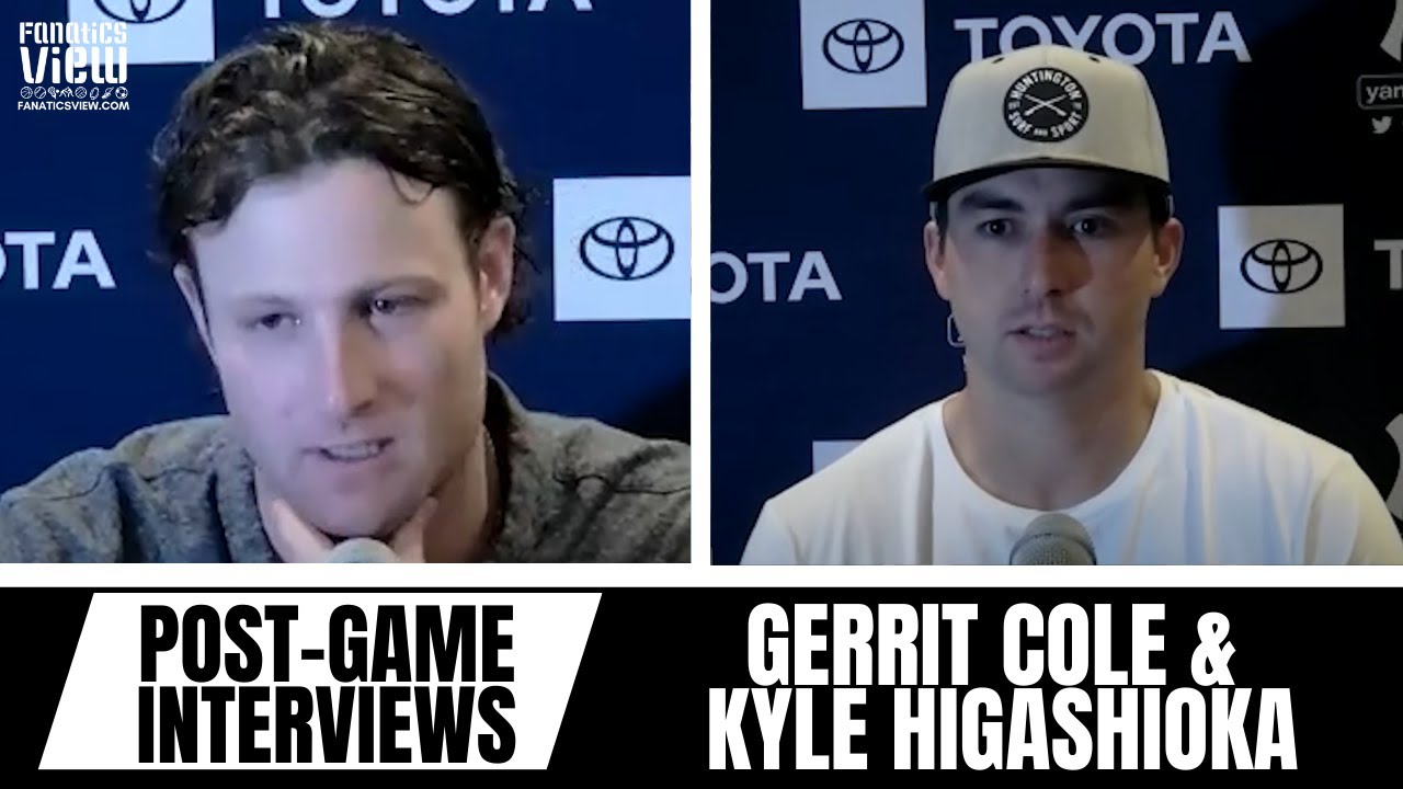 Gerrit Cole & Kyle Higashioka React to Yankees 13 Game Winning Streak, Giancarlo Stanton Crazy Power