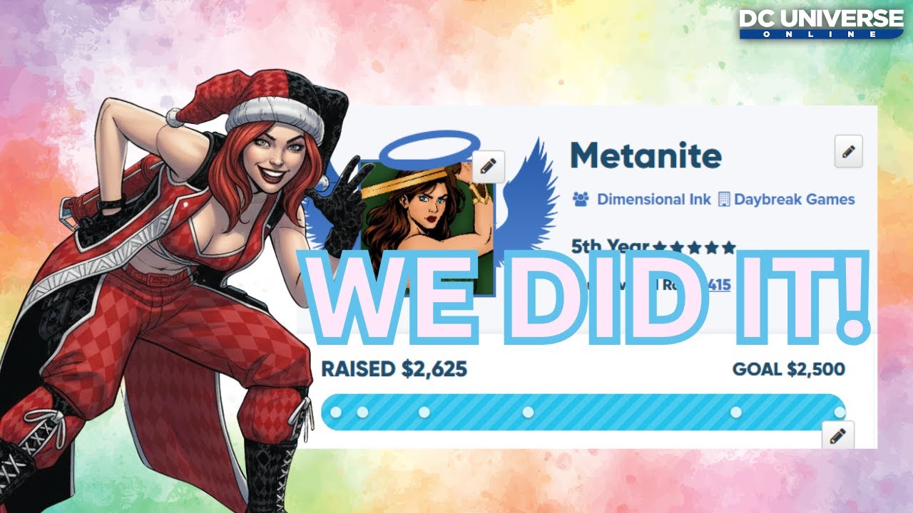 Extra Life 2025: Thank You, DCUO Community!