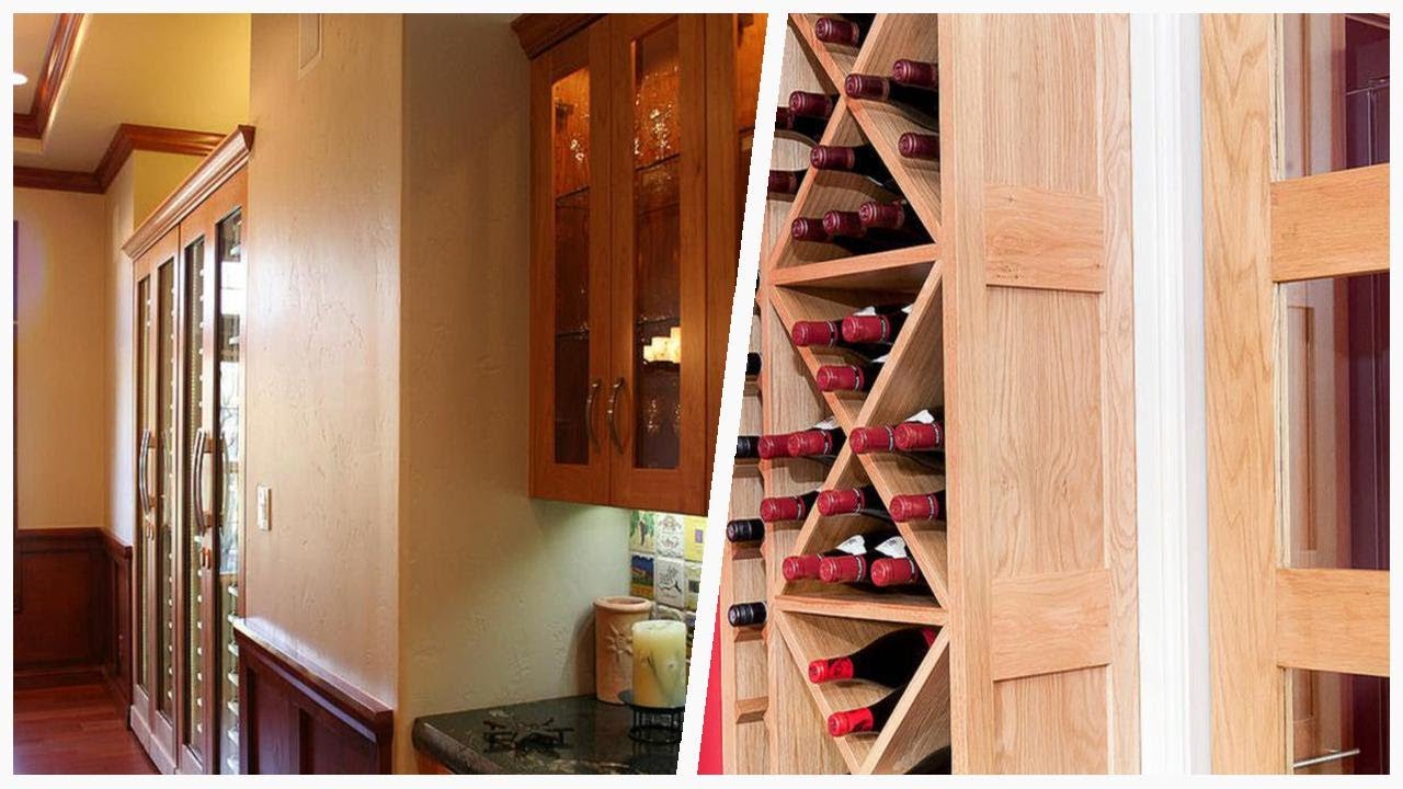75 Red Medium Tone Wood Floor Wine Cellar Design Ideas You'll Love 🔴