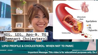 LIPID PROFILE & CHOLESTEROL: WHEN NOT TO PANlC