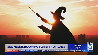 Business is booming on Etsy – for witches