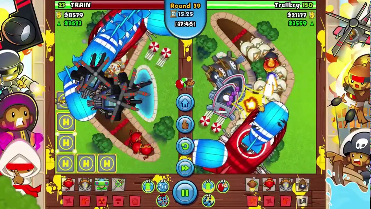 Trying To Go Late Game Bloons TD Battles YouTube