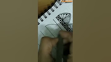 Mandala Patterns | Oddly satisfying art | #shorts