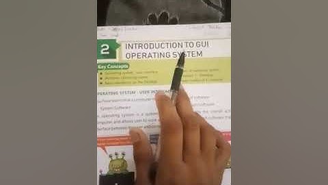 Computer 3 chapter 2 introduction to GUI operating system