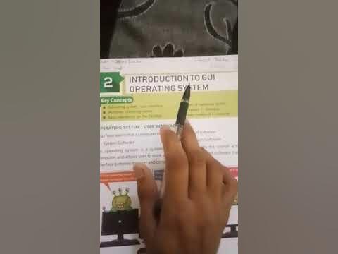 Computer 3 chapter 2 introduction to GUI operating system - YouTube