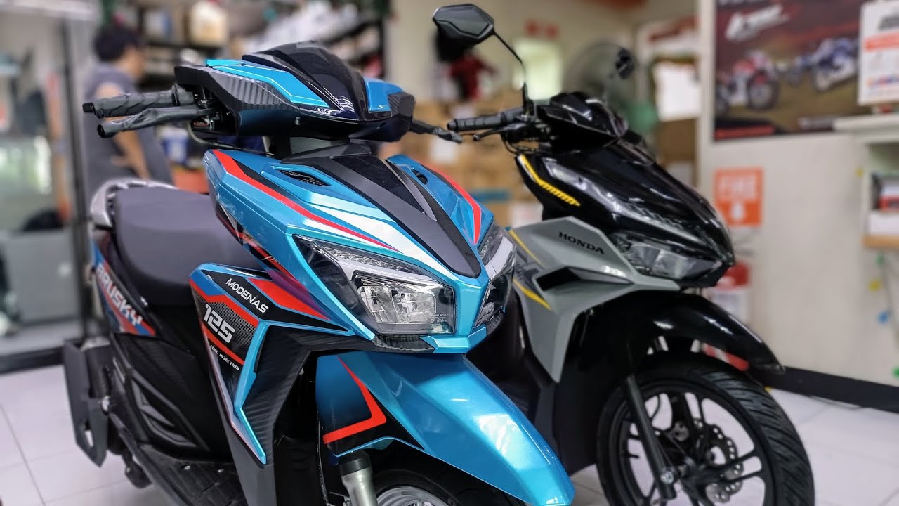 "Kawasaki Brusky or Honda Click V3?" 