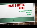 8th standard maths cbse, introduction to graphs, chapter13, exercise13.1, problem1
