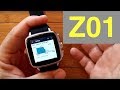 Z01 Square 1GB/8GB ANDROID 5.1 Smartwatch: Unboxing & 1st Look