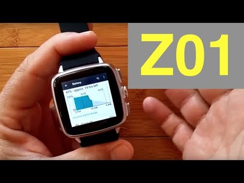 Z01 Square 1GB/8GB ANDROID 5.1 Smartwatch: Unboxing & 1st Look