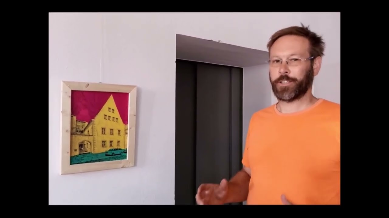 BEST GERMAN ART Virtual Gallery Talk Online Vernissage, Exhibition Sven Wieder Kleine Galerie Torgau