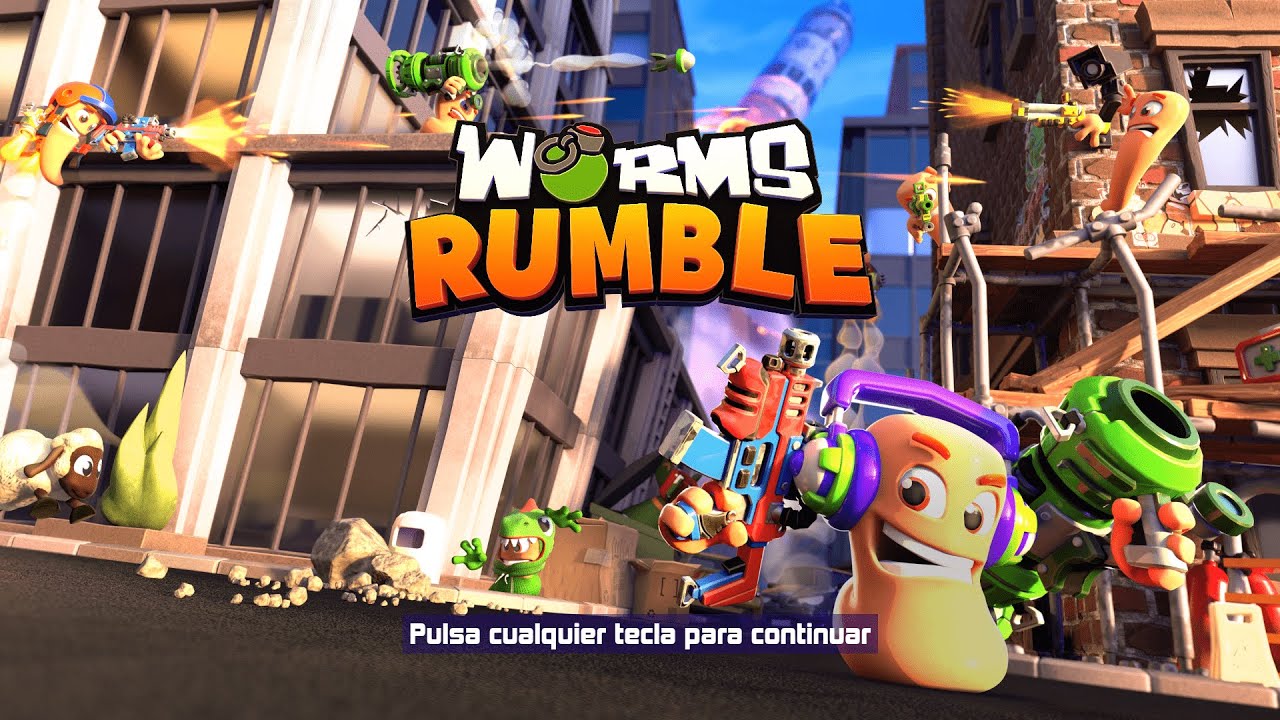 Worms Rumble 🪱 GAMEPLAY Español PC 4K/60FPS 💚 Gamepass SIN COMENTARIOS | No commentary