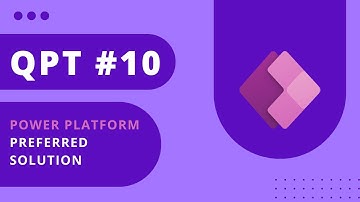 Quick Pro Tip #10 - How to set a Preferred Solution (Preview feature)